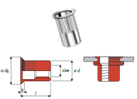 Q-Nut Blindnietmutter Edelstahl A2 SK M6 offen