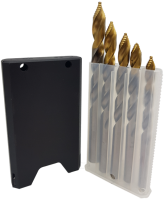 HSS-G Spiralbohrer Satz - DIN 338 mit Kreuzanschliff- 5-tlg.